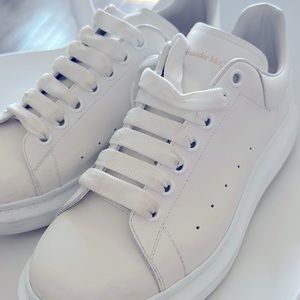 Alexander Mcqueen white shoes
